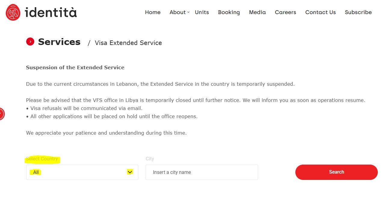 Visa Booking System Screenshot